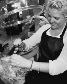 Arbejdspladsbrugsanvisninger for frisører